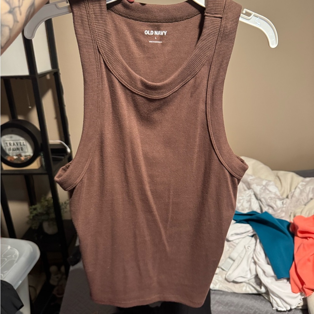 Old Navy Women's Brown Tank Top